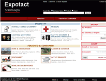 Tablet Screenshot of expotact.com